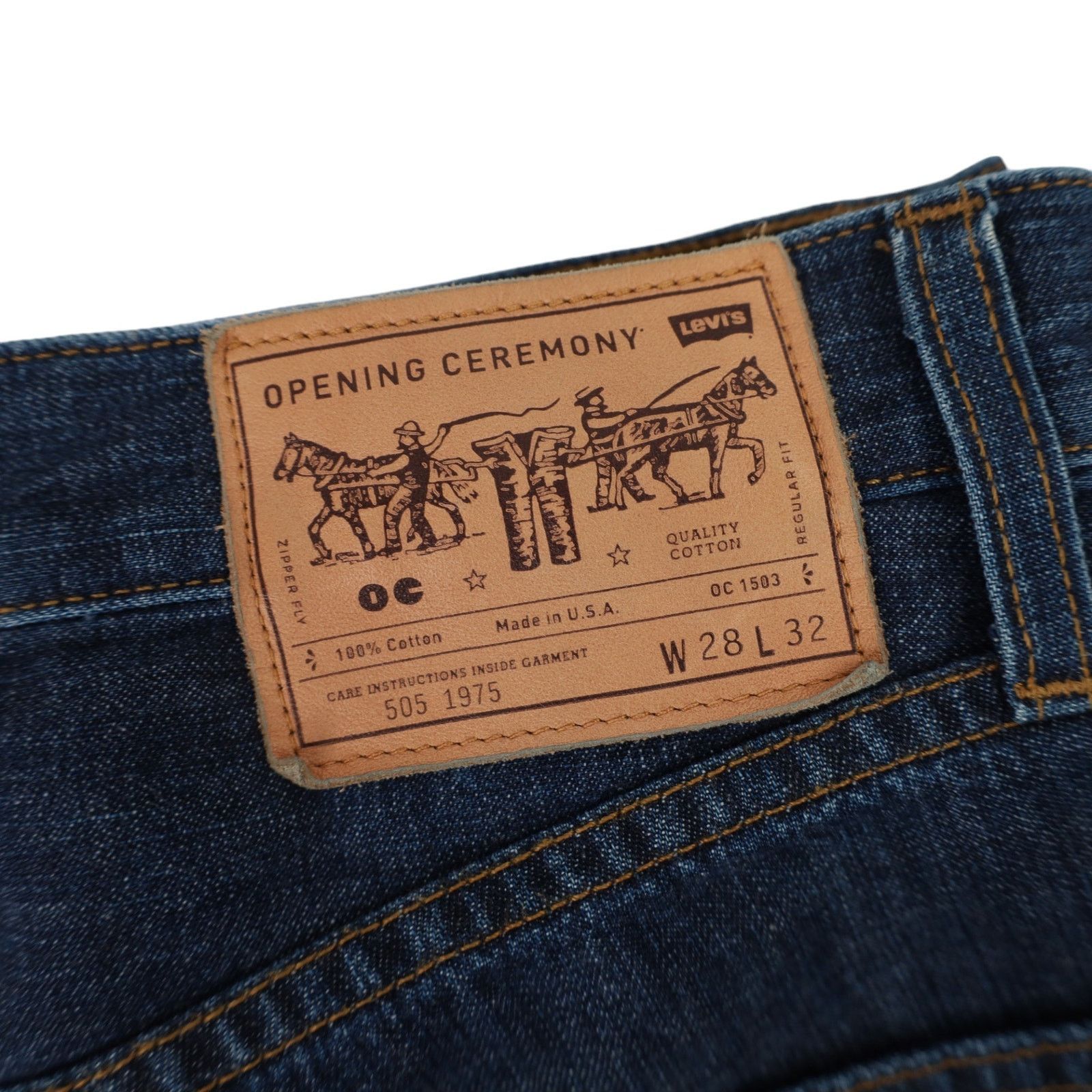 Levi's × Opening Ceremony Levis x Open Ceremony 505 Denim Jeans Size US 28 / EU 44 - 13 Thumbnail