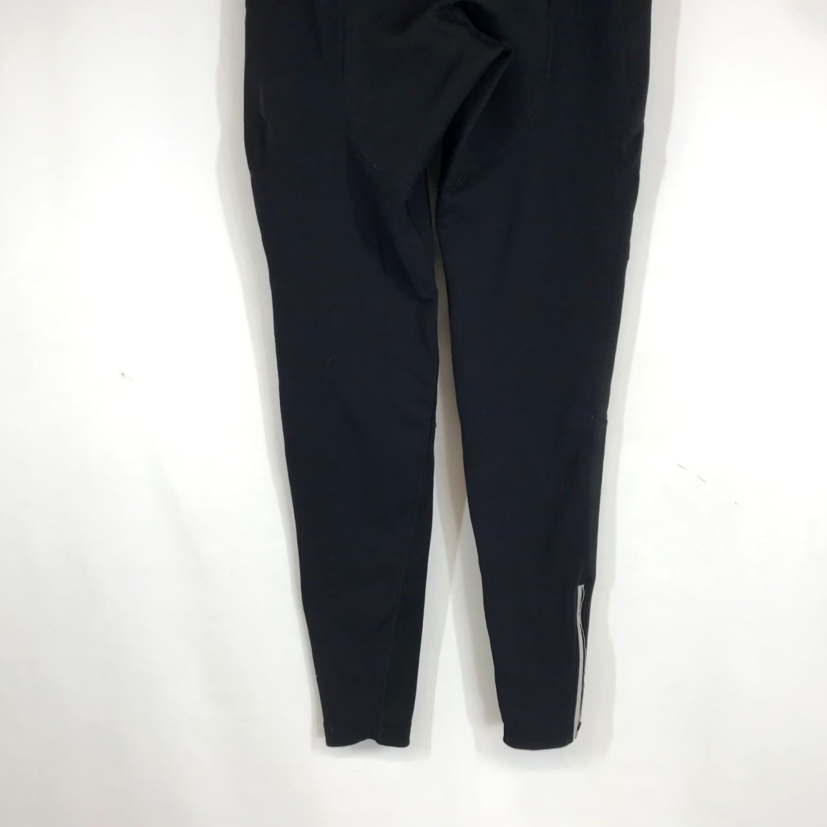 Vintage Performance Bike Womens XL Black Fleece Lined Cycling Leggings Padded Ankle Zip Size 40" / US 18 - 6 Thumbnail