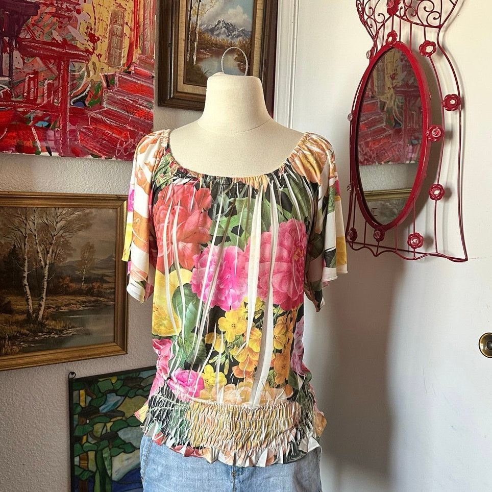 Other simply irresistible multicolor floral blouse Size L / US 10 / IT 46 - 1 Thumbnail