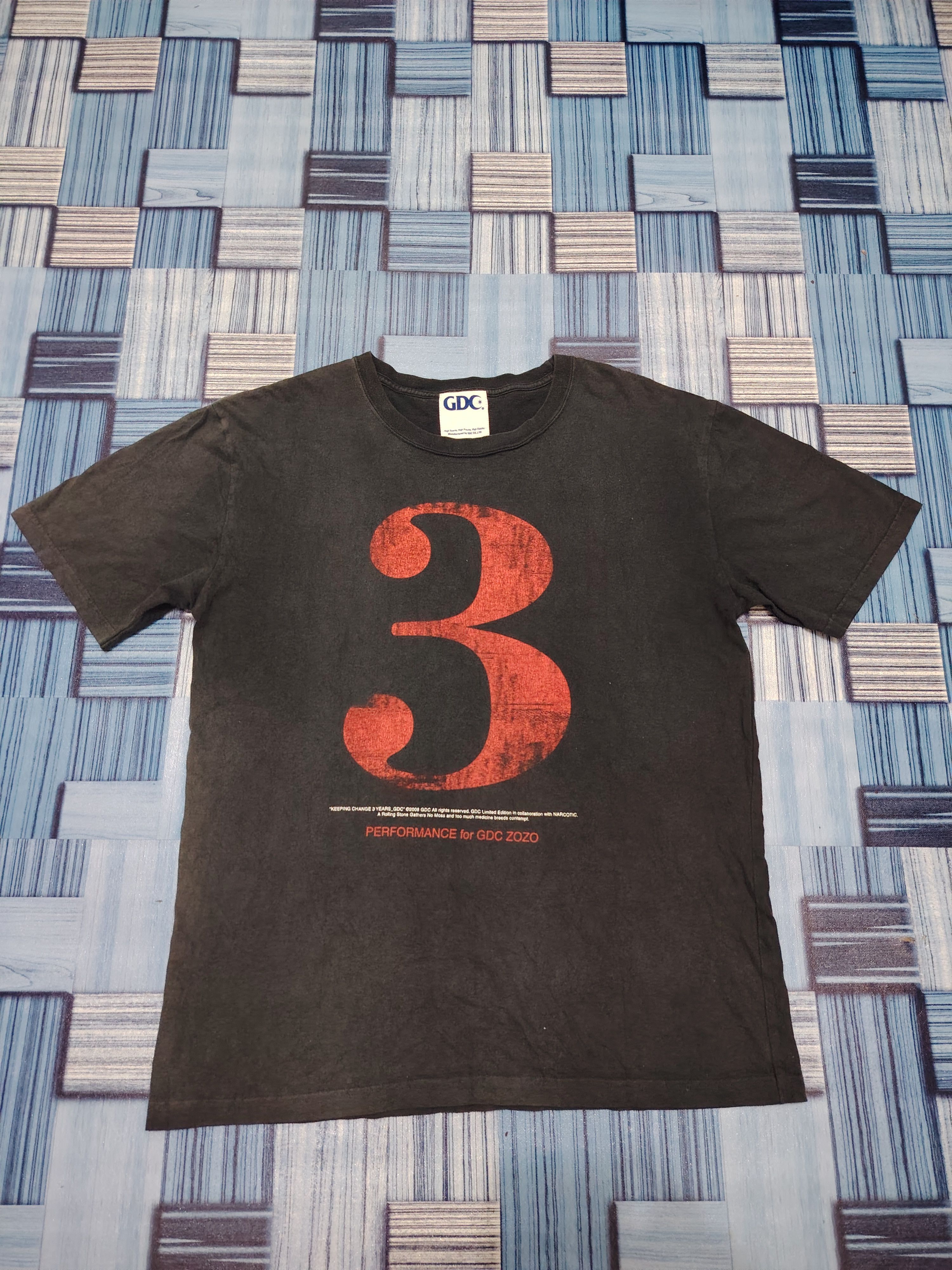 If Six Was Nine × Japanese Brand × Narcotic GDC SS2008 GDC LE X Narcotic Graphic sun faded T-Shirt Size US M / EU 48-50 / 2 - 1 Thumbnail