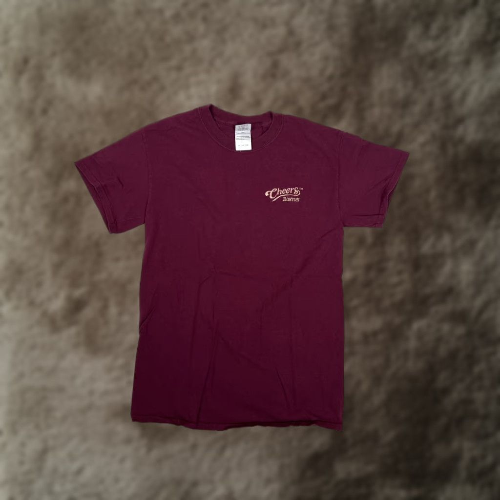 Gildan VINTAGE Cheers Boston T-Shirt Mens Small Red TV Show Bar Size US S / EU 44-46 / 1 - 1 Thumbnail