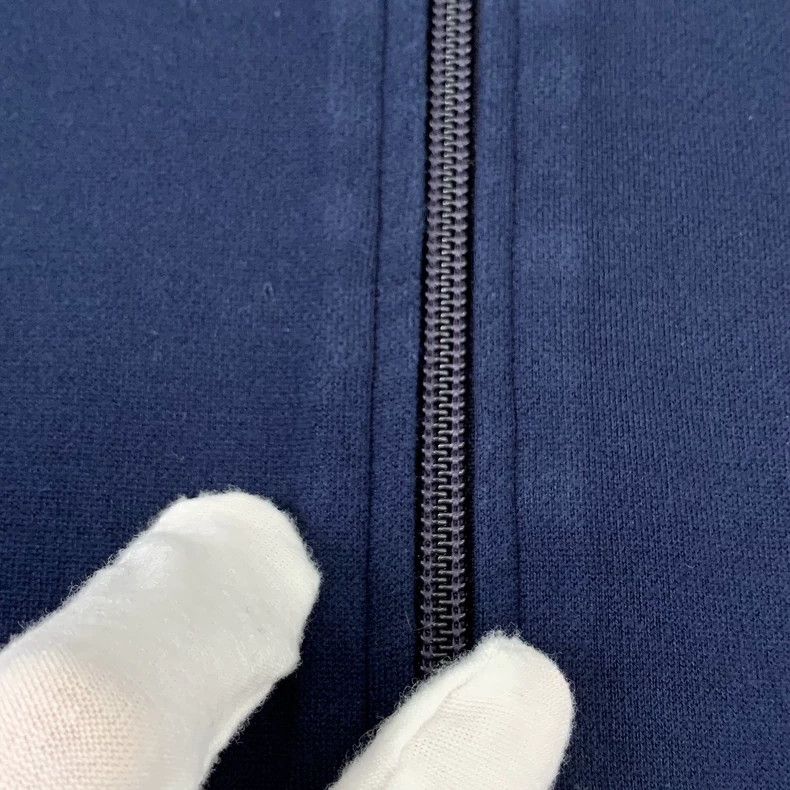 Gucci Gucci Dark blue side stripe cotton zipper jacket 2502-Nexta Size US M / EU 48-50 / 2 - 9 Thumbnail