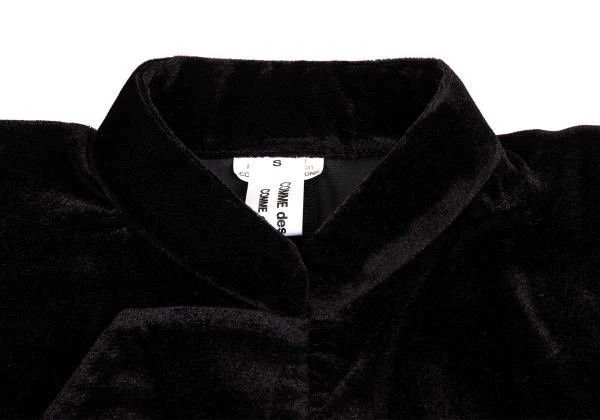 Comme des Garcons Comme Des Garcons Black Vintage Velvet Chinese Top Size S / US 4 / IT 40 - 7 Thumbnail