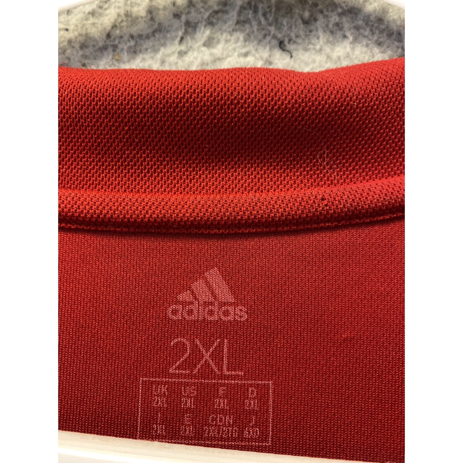 Adidas adidas Golf Polo ClimaCool Short Sleeve Golf Shirt Mens 2XL /111-36 Red Polyester 100% Button Regular Men's Polo Model adidas Climacool Golf Size US XXL / EU 58 / 5 - 3 Thumbnail