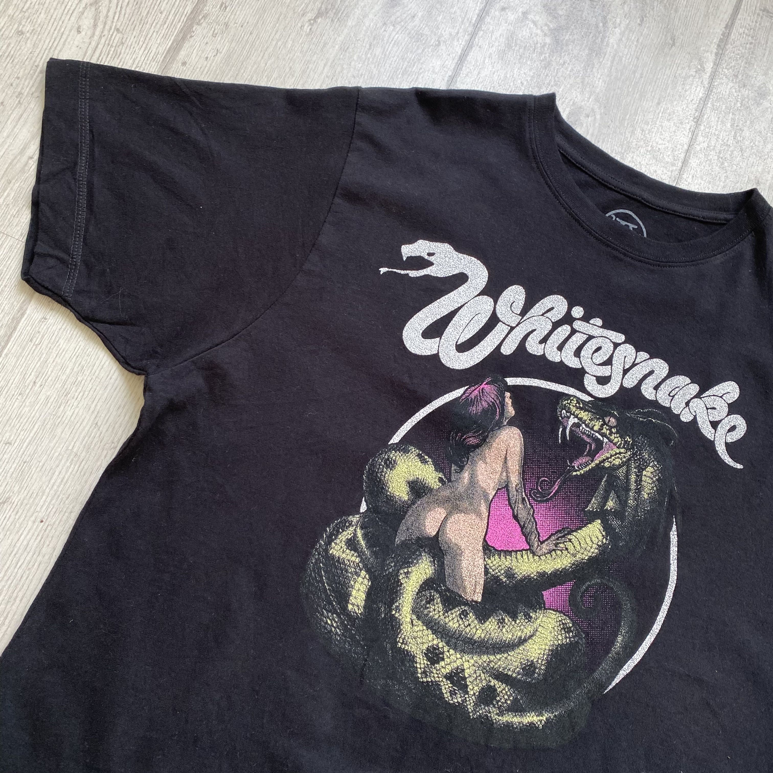 Band Tees 🐍 Rock band WITHESNAKE Lovehunte logo tee 00s vintage Size US L / EU 52-54 / 3 - 7 Thumbnail