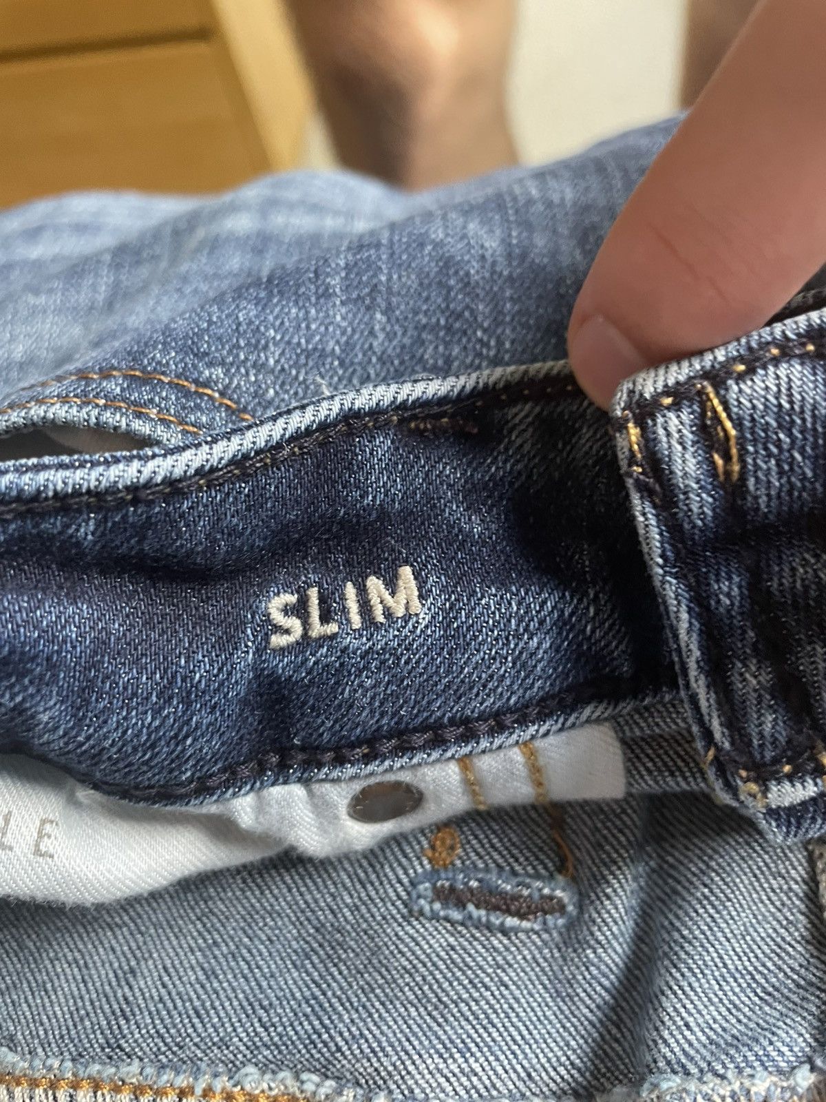 American Eagle Outfitters American Eagle Slim Fit Blue Jeans Size US 31 - 4 Thumbnail