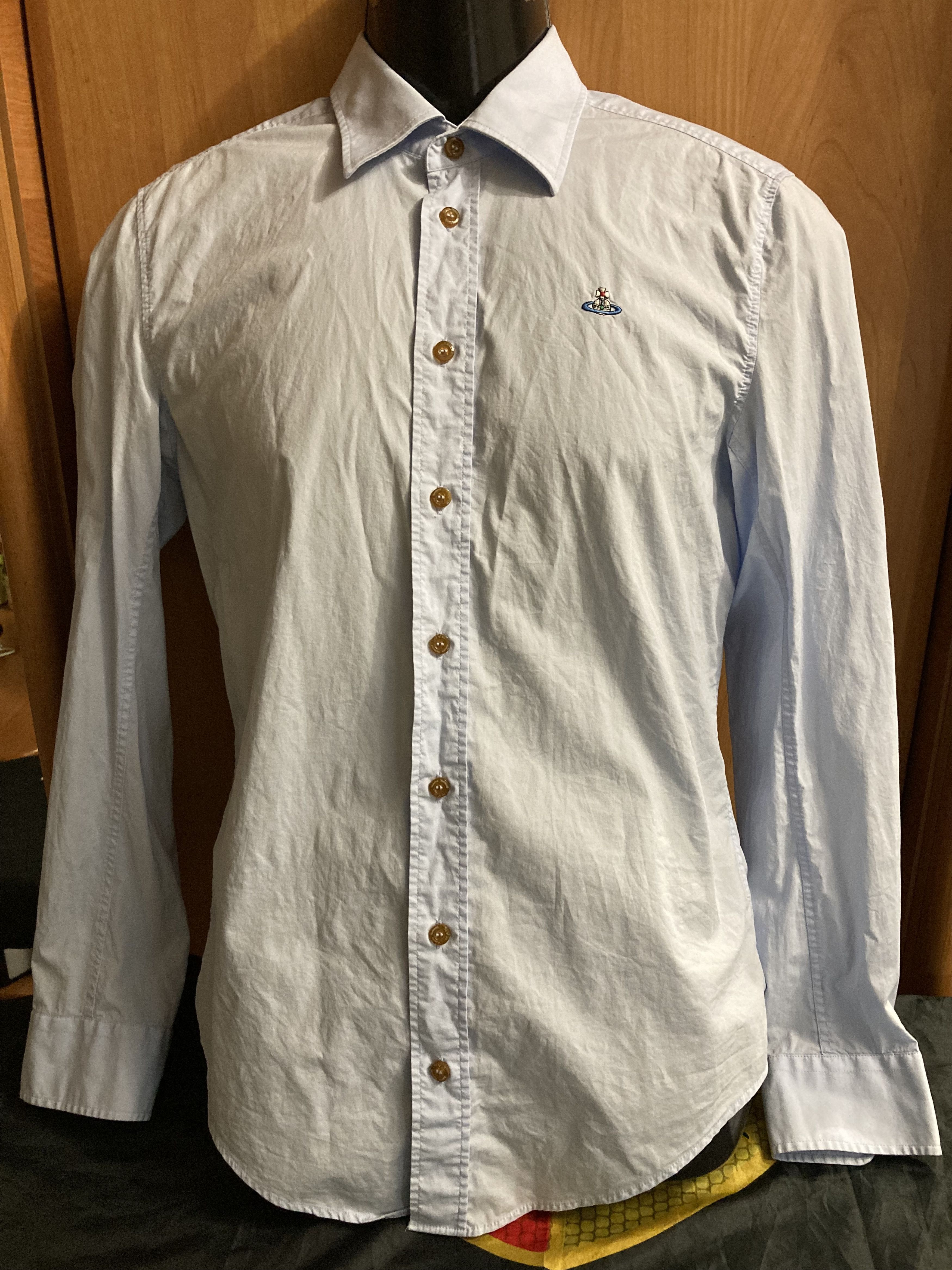 Vivienne Westwood Vivienne Westwood Man London Slim Fit Shirt Long Sleeve Size US M / EU 48-50 / 2 - 1 Thumbnail