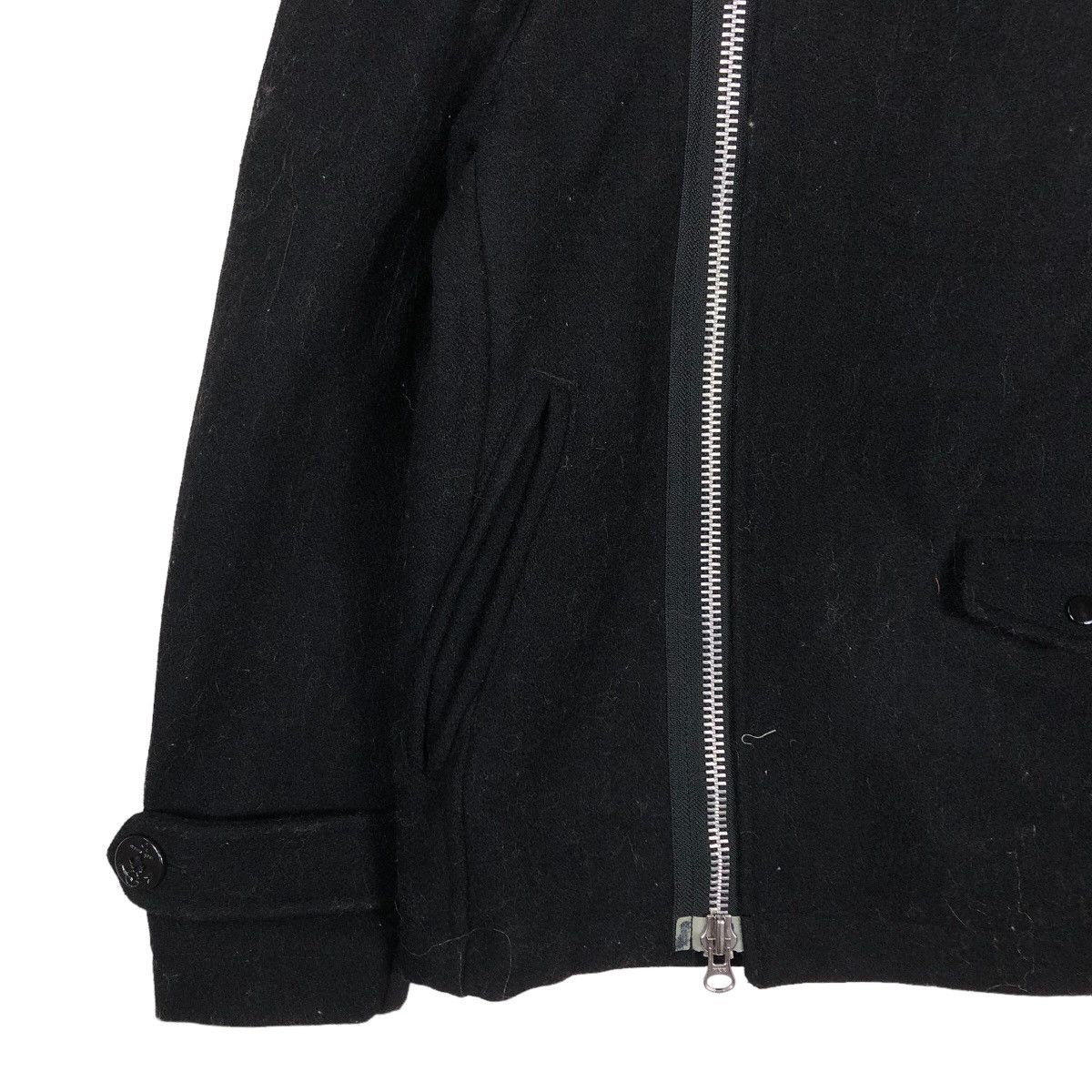 Japanese Brand 🔥Vintage Wool Biker Jacket Asymmetric Zipper CioPanic Japan Size US M / EU 48-50 / 2 - 4 Thumbnail