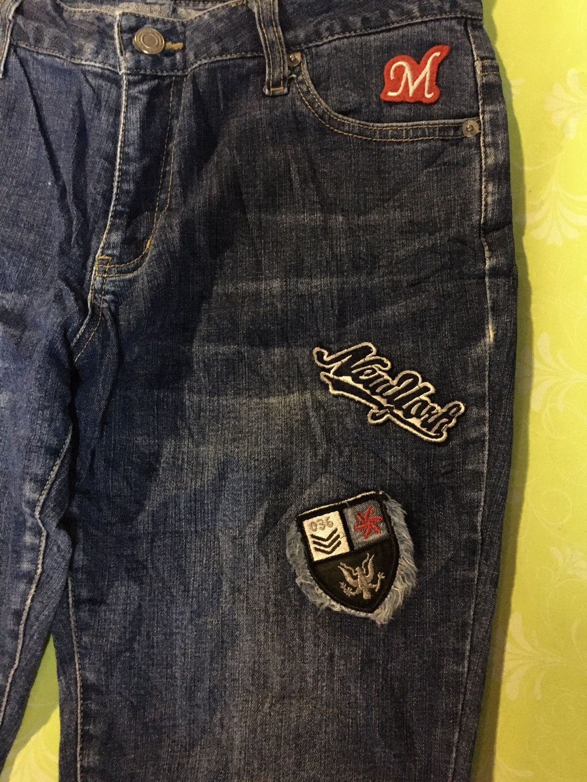 Japanese Brand Oririn jeans flare Size 31" - 2 Thumbnail