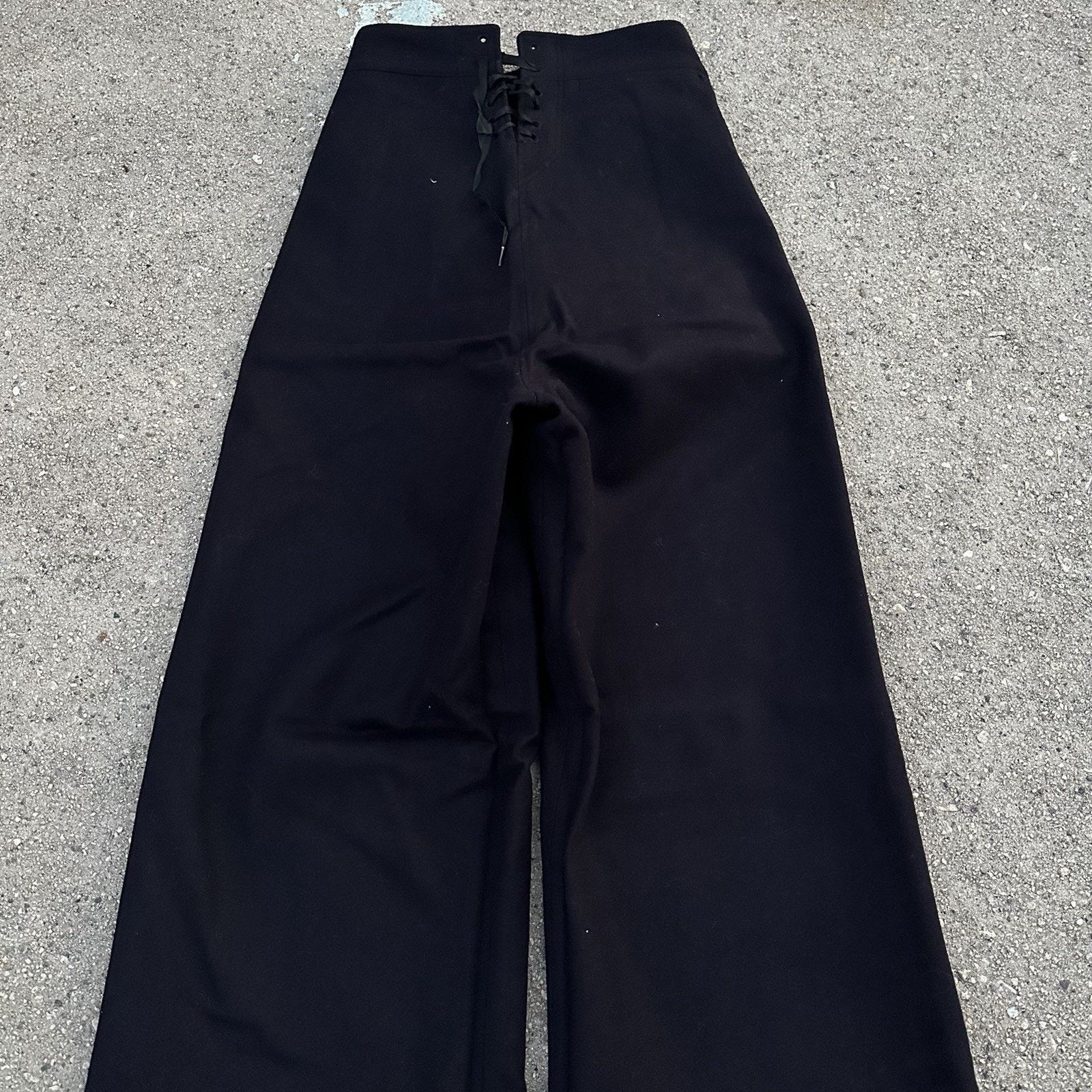 Vintage Vintage 60s U.S. Navy Blue Wool Sailor Pants 30L Military Size US 28 / EU 44 - 5 Thumbnail