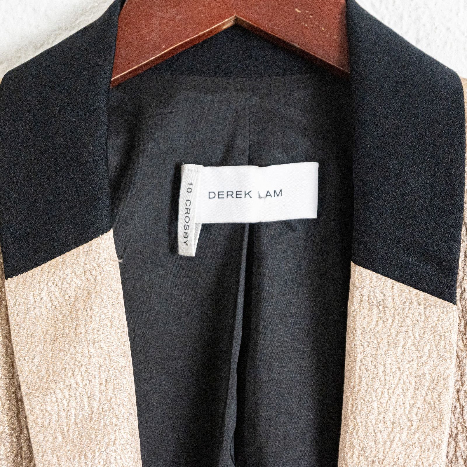 Derek Lam 10 Crosby DEREK LAM 10 Crosby $575 Rose Metallic Blazer Jacket size 2 Size XS / US 0-2 / IT 36-38 - 3 Thumbnail