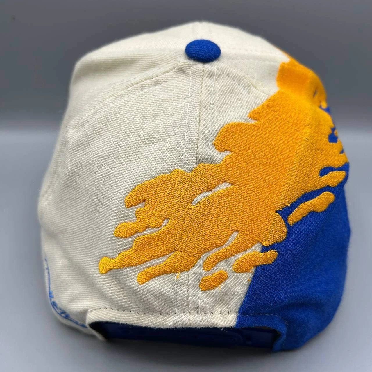 Mitchell & Ness St. Louis Blues Hat Men Blue Embroidered Snap Back Cap Wool Size ONE SIZE - 5 Thumbnail