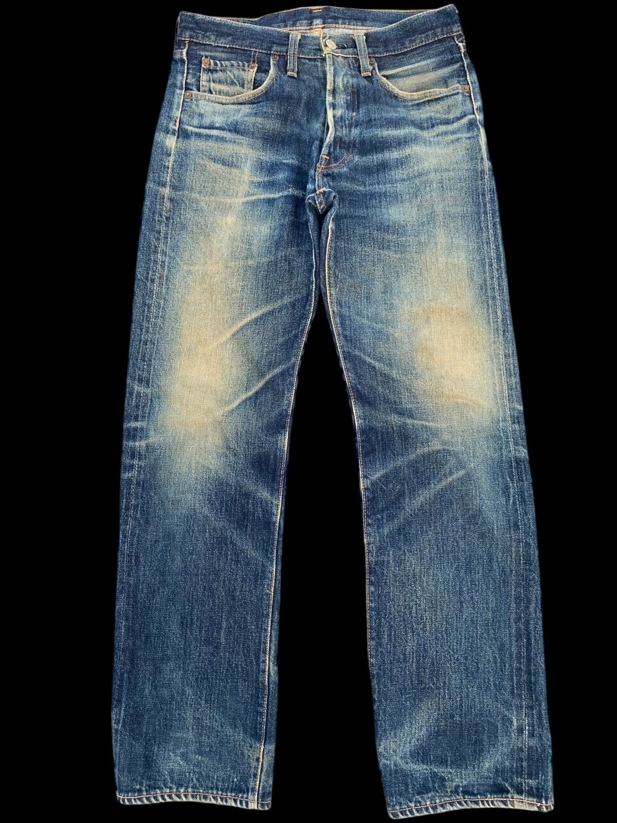 Denime VINTAGE DENIME SELVEDGE RUSTY MUDWASH DISTRESSED DENIM Size US 30 / EU 46 - 1 Thumbnail