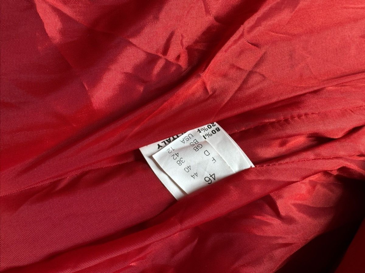 Katharine Hamnett London Vintage Katharine Hamnett London red wool belted coat 46 Size L / US 10 / IT 46 - 10 Thumbnail
