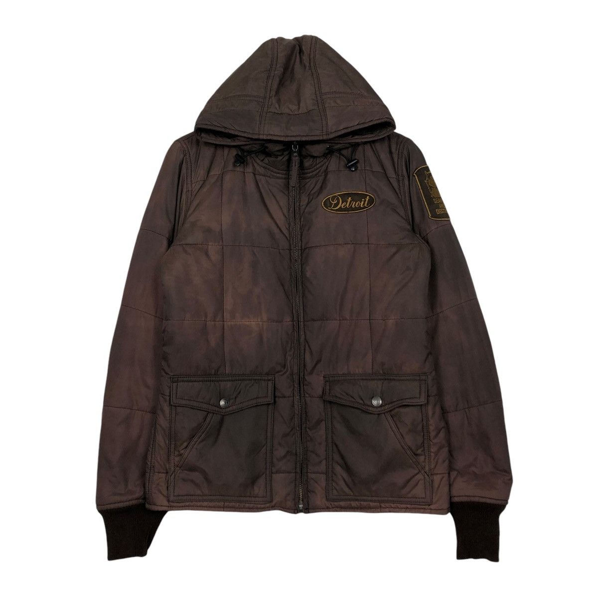 Hysteric Glamour 🔥CROPPED PUFFER BIKER JACKET HYSTERIC GLAMOUR SUN FADED Size US S / EU 44-46 / 1 - 3 Thumbnail