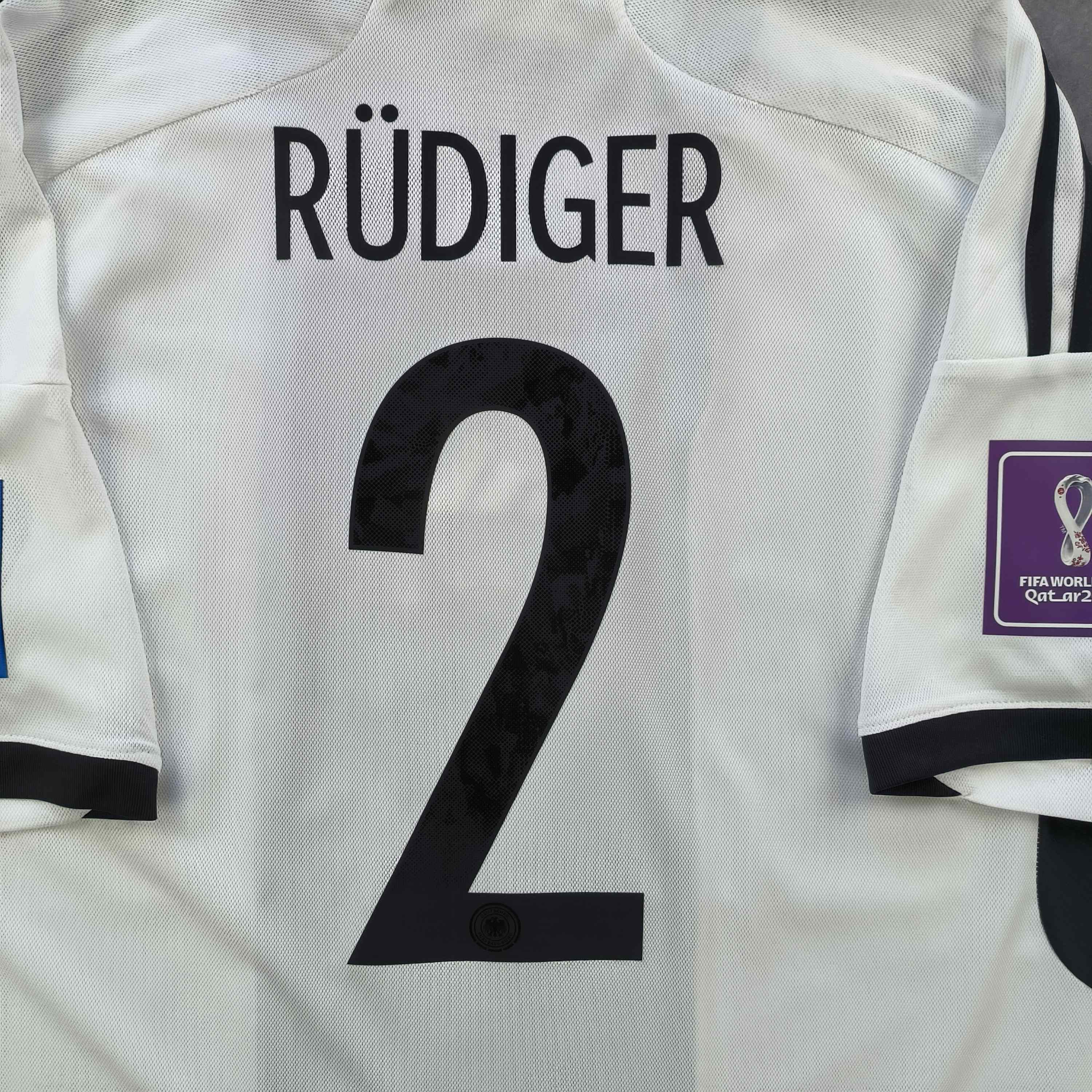 Adidas NEW Germany 2022-24 Adidas home Rüdiger football jersey XXL Size US XXL / EU 58 / 5 - 10 Thumbnail