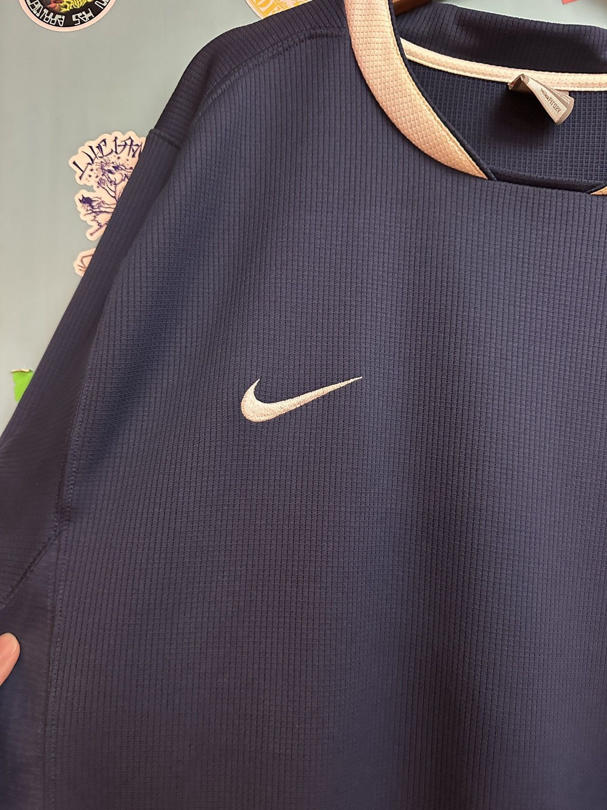 Nike 📍Super Rare📍Vintage Thailand 🇹🇭 2007-08 Total 90 Away Jersey Size US XL / EU 56 / 4 - 2 Thumbnail