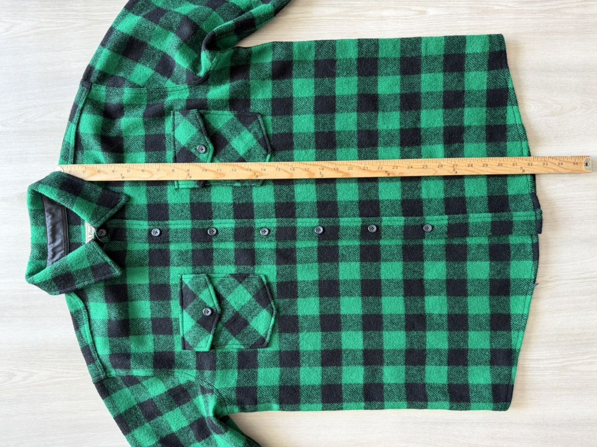 L.L. Bean LL Bean Green Buffalo Plaid Wool Shirt Sz XL Size US XL / EU 56 / 4 - 4 Thumbnail