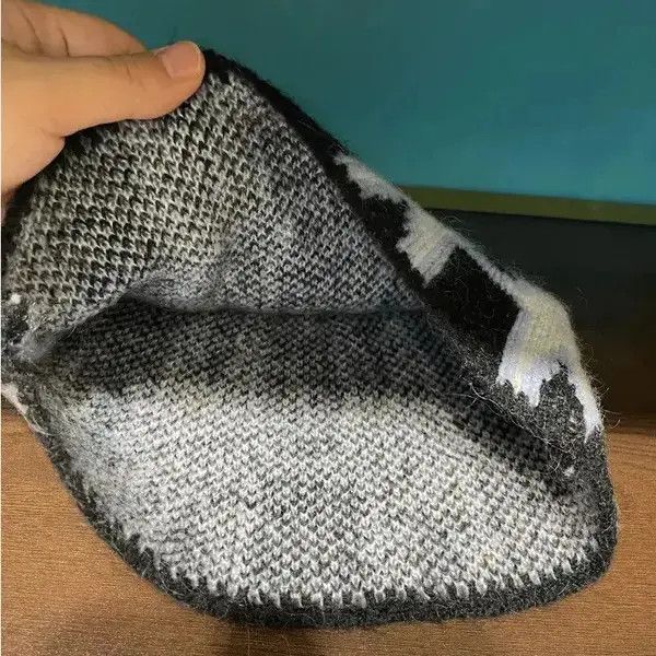 Japanese Brand Retro Knitted Beanies Hat Size ONE SIZE - 2 Thumbnail