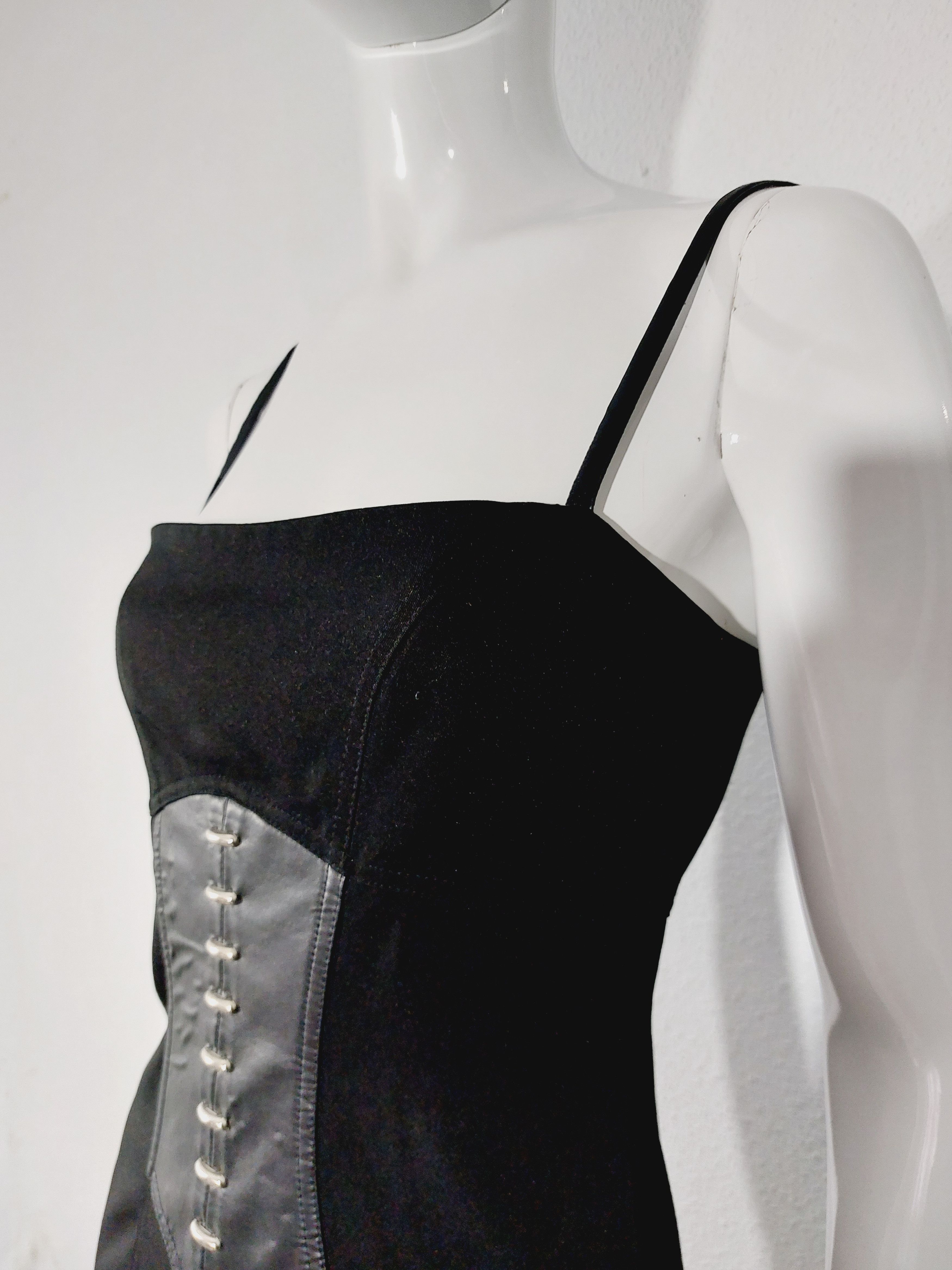 Thierry Mugler Thierry Mugler Corset Leahter Bustier Silver Star Dress Size S / US 4 / IT 40 - 7 Thumbnail