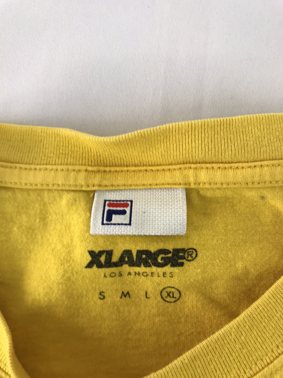 Fila XLarge Los Angeles X Fila Big Logo Spell Out Printed Tee Size US L / EU 52-54 / 3 - 7 Thumbnail