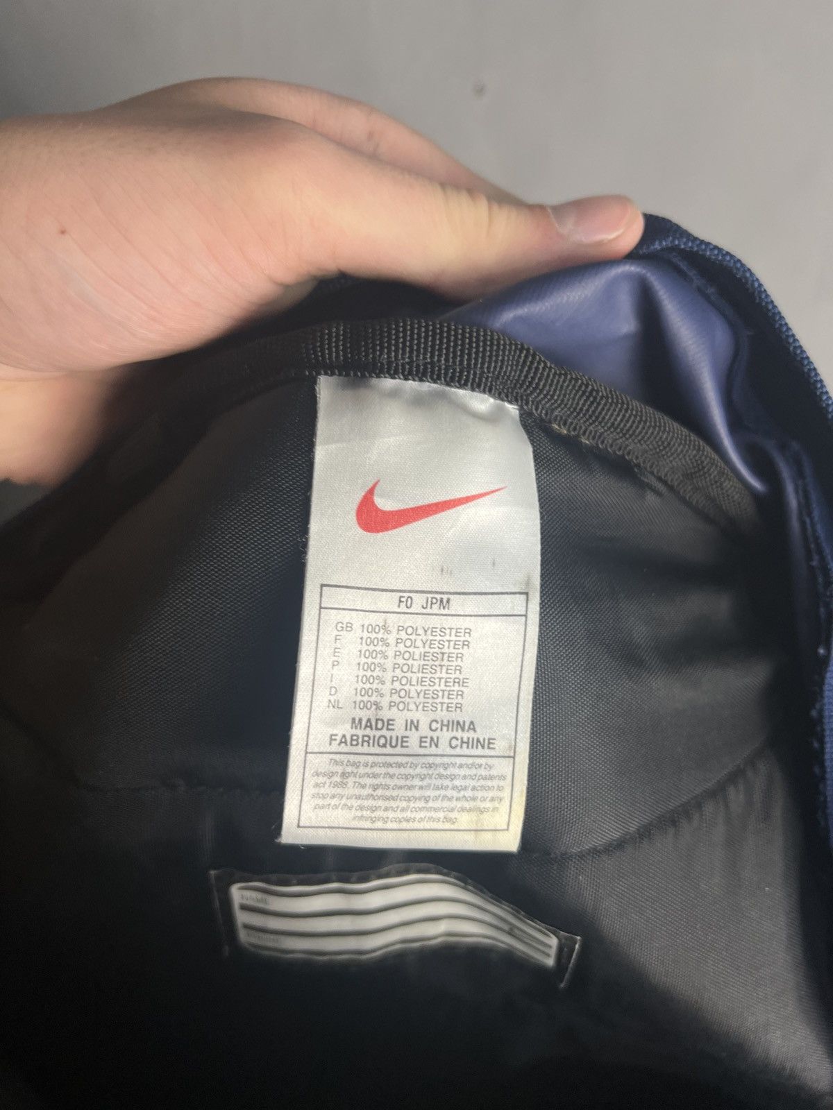 Nike Nike Vintage Backpack 2000s Size ONE SIZE - 10 Thumbnail