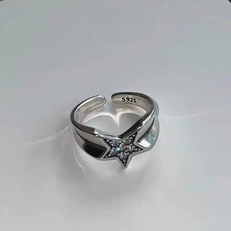 Handmade Star Opening Rings Size ONE SIZE - 1 Thumbnail