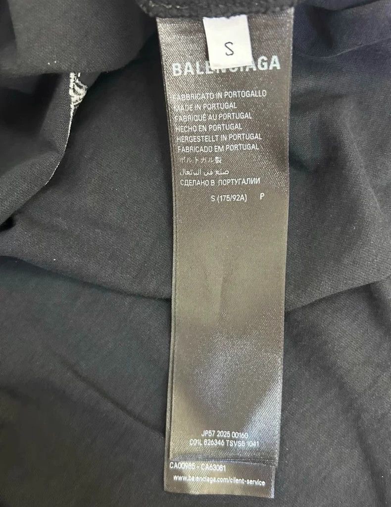 Balenciaga Balenciaga Embroidery Destroyed Short Sleeve Size US S / EU 44-46 / 1 - 5 Thumbnail