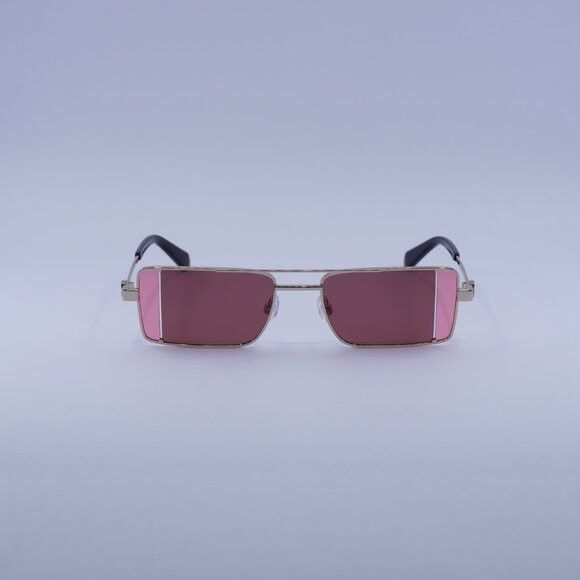 Off-White Off-White OERI14A CORTEZ 7628 Sunglasses Gold Rectangle Size ONE SIZE - 3 Thumbnail