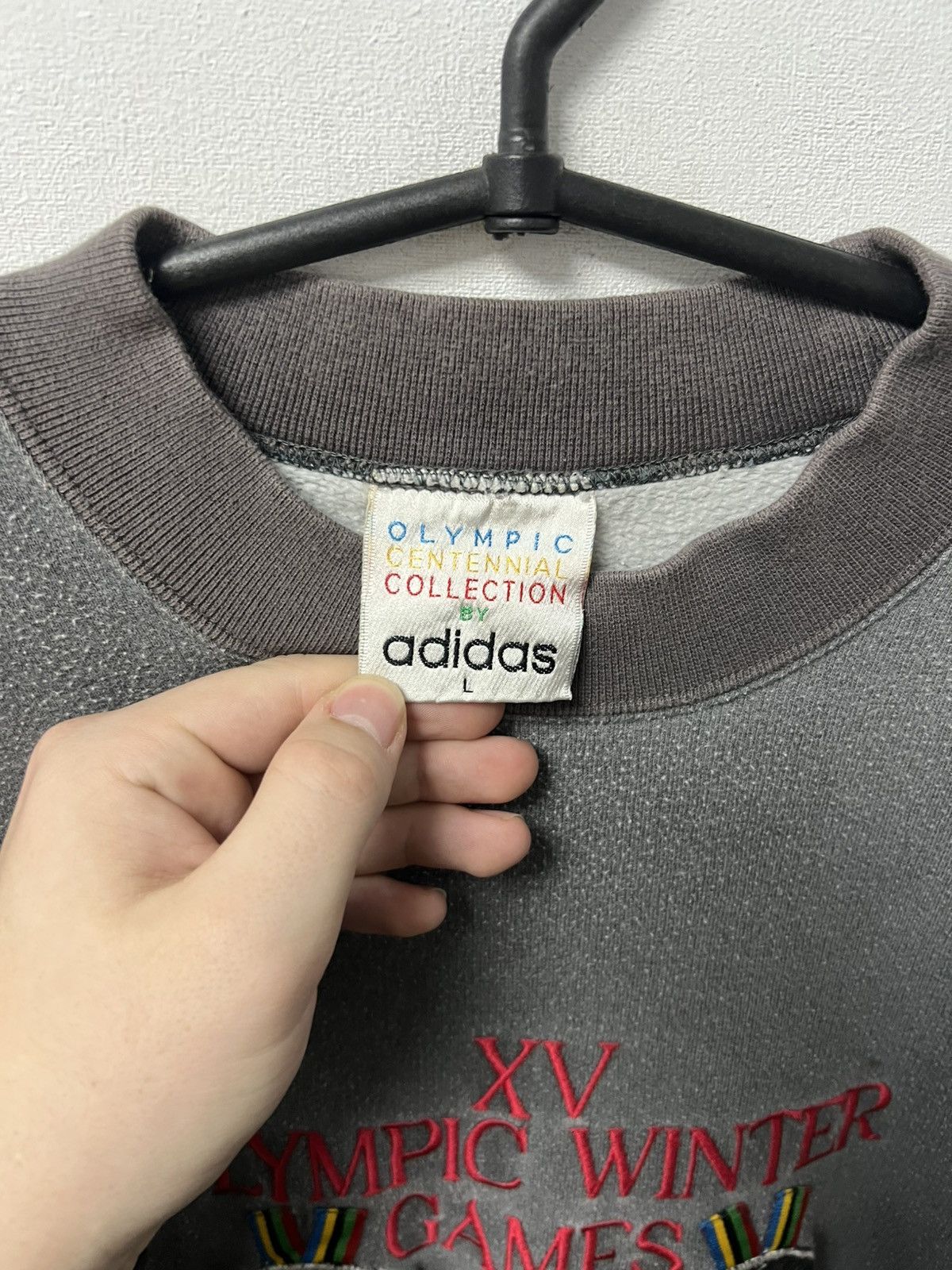 Adidas Adidas 1988 Calgary XV Olympic Winter Games Sweatshirt Rare Size US L / EU 52-54 / 3 - 6 Thumbnail