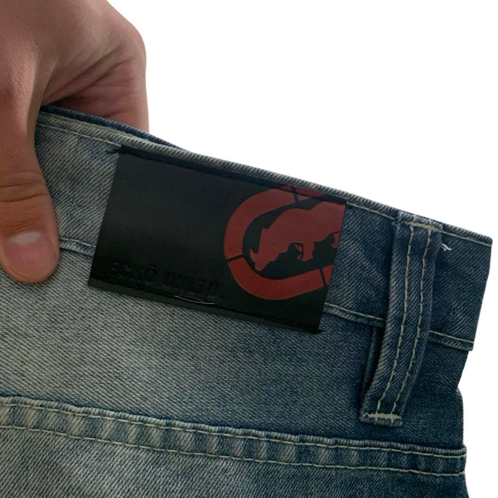 Ecko Unltd. × Vintage Vintage Baggy Ecko Unltd Jean Shorts Size US 42 / EU 58 - 5 Thumbnail