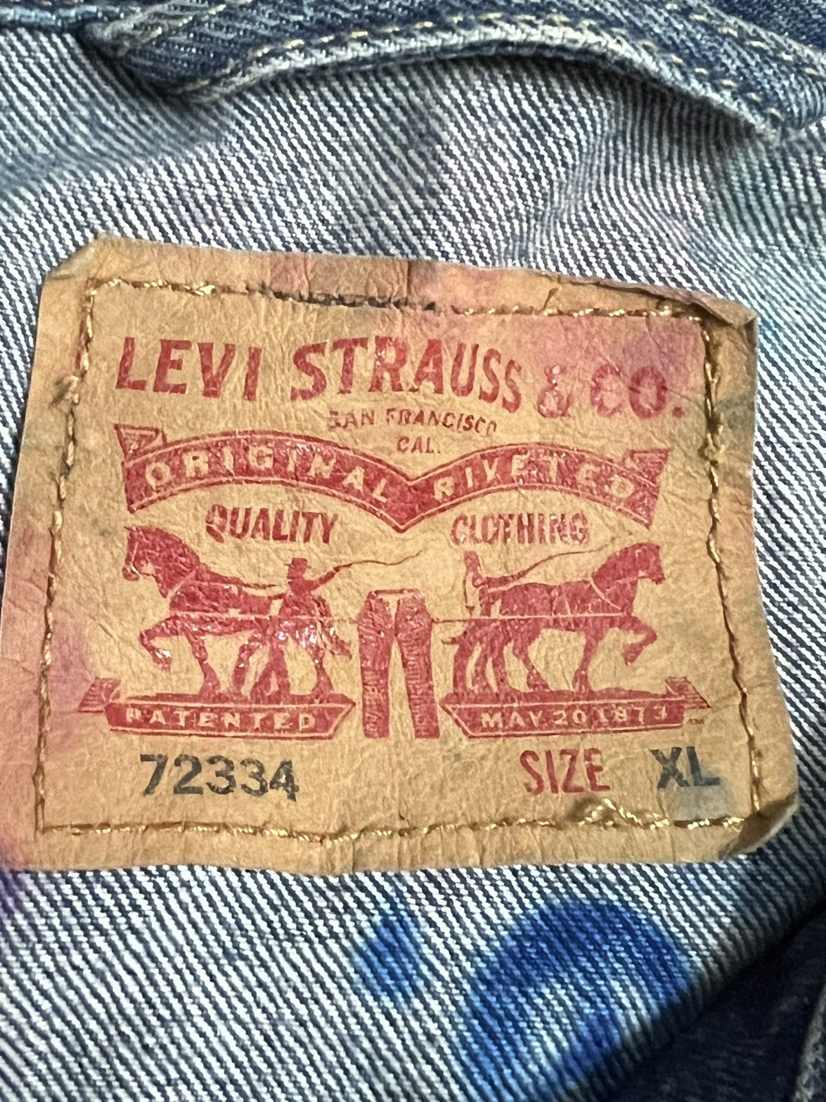 Levi's × Levi's Vintage Clothing × Punk and Yo Levi's vintage trucker denim with spikes punk rock Size US XL / EU 56 / 4 - 9 Thumbnail