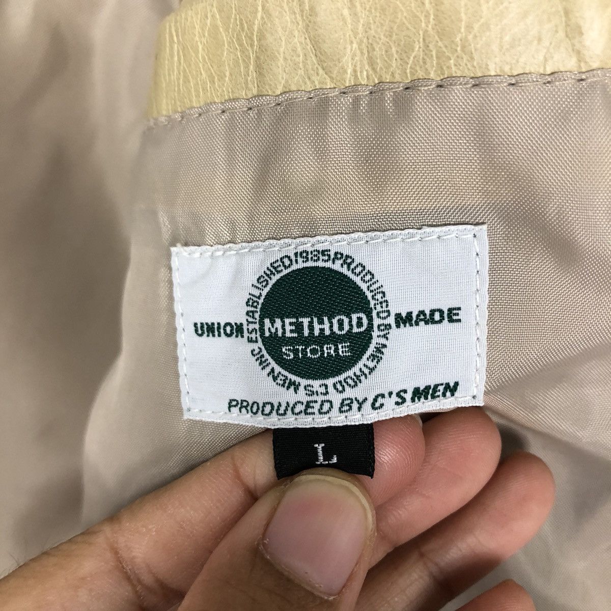 Issey Miyake 🔥Vintage Chore Leather Jacket C’S Men Japan Issey Miyake Size US L / EU 52-54 / 3 - 17 Thumbnail