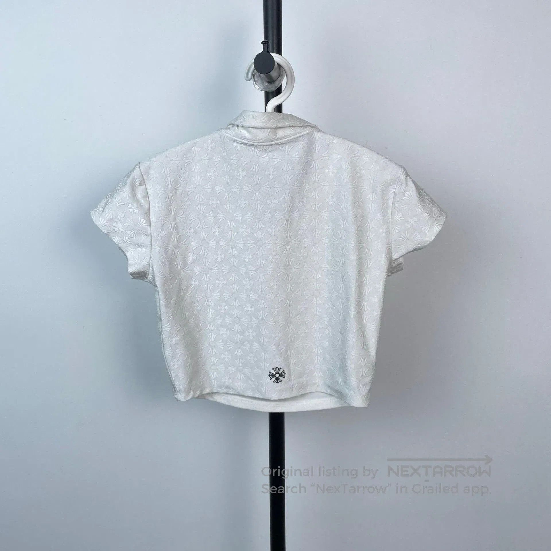 Chrome Hearts Chrome Hearts White Polo T. Size S / US 4 / IT 40 - 2 Thumbnail