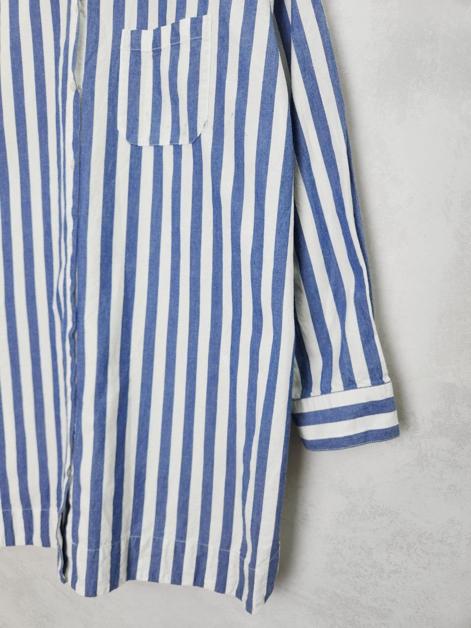 Sezane Sezane Button Up Stripped Max Shirt Size XXL / US 16-18 / IT 52-54 - 8 Thumbnail