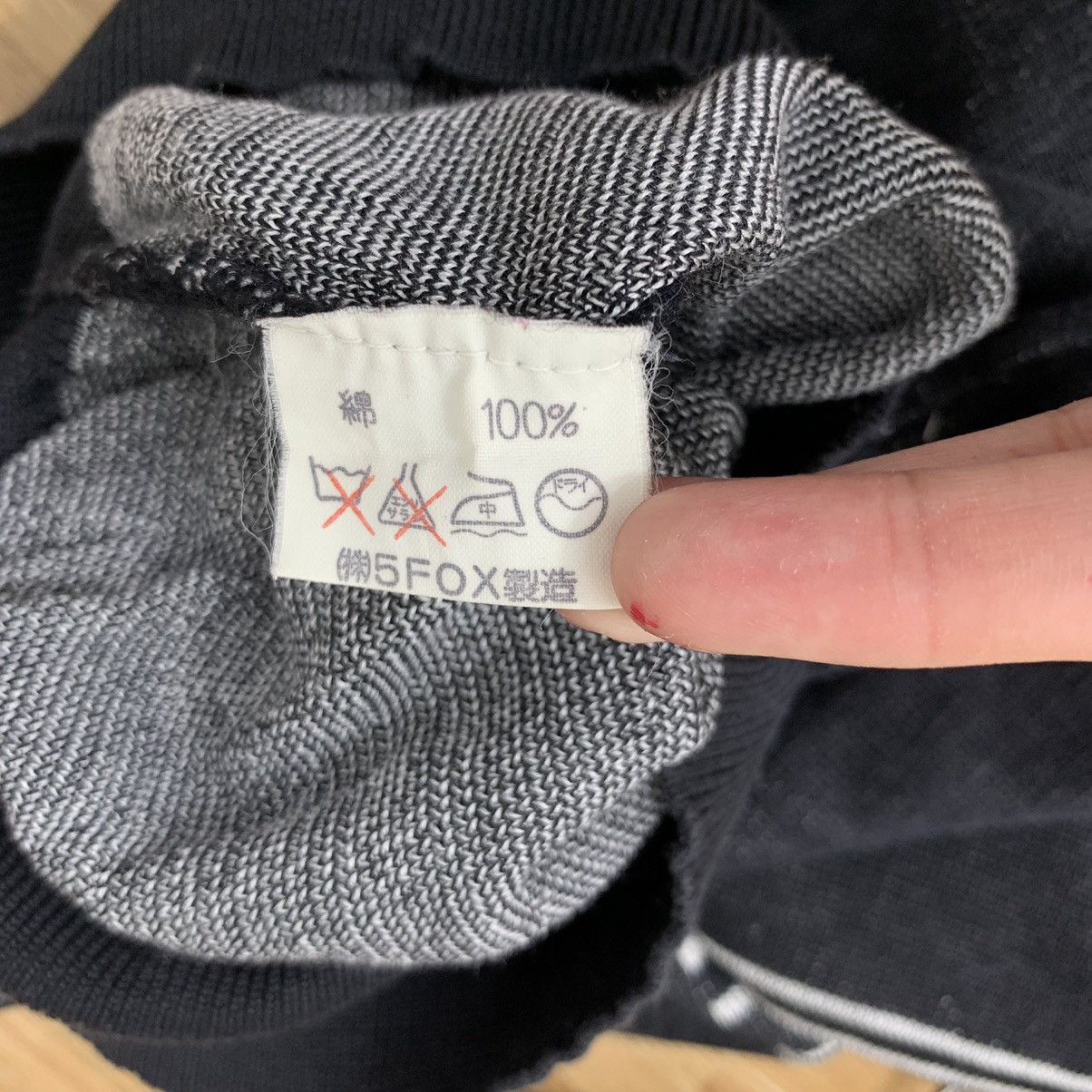 Japanese Brand COMMESA DE MODE Japanese Brand Embroidered Logo Black Fit Size US XS / EU 42 / 0 - 5 Thumbnail