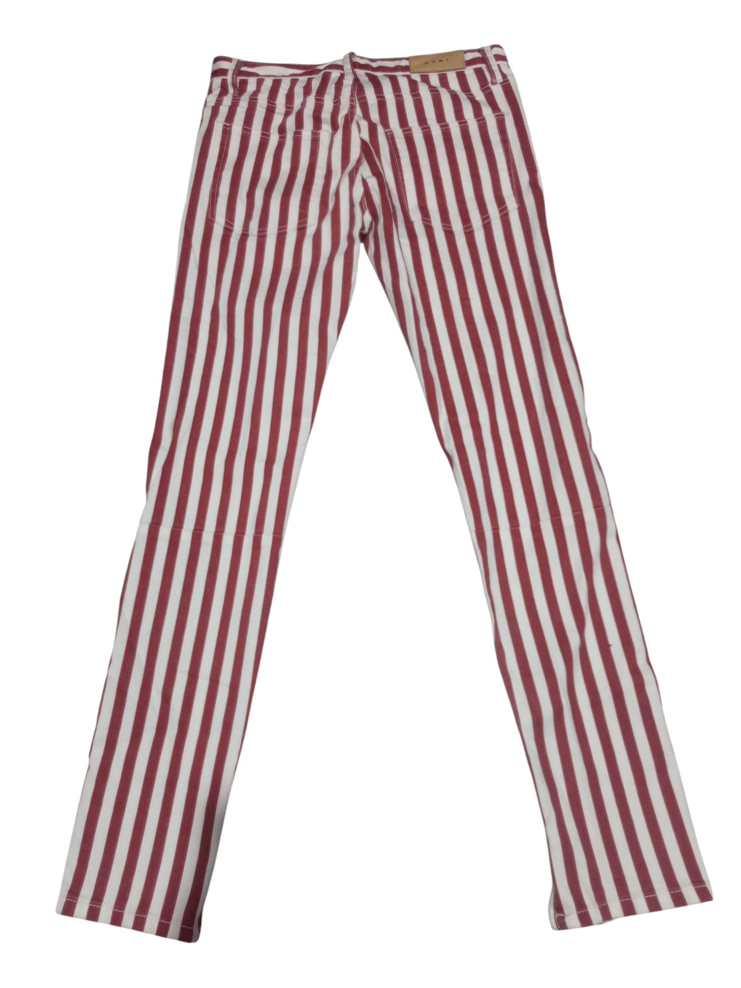 Vintage mnml striped denim