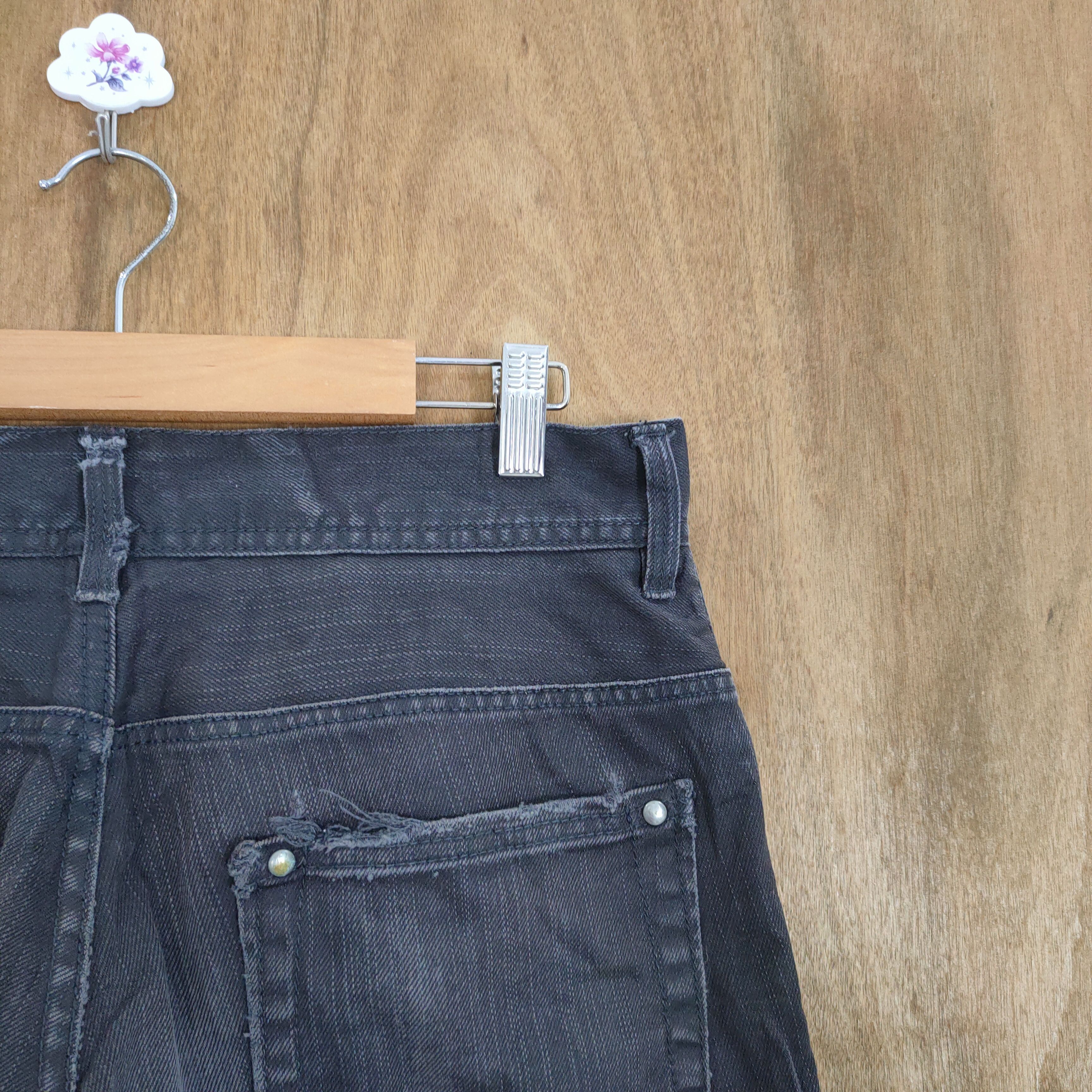 Japanese Brand JAPANESE BRAND BLACK JEANS PANTS MULTIPOCKET Size US 31 - 9 Thumbnail