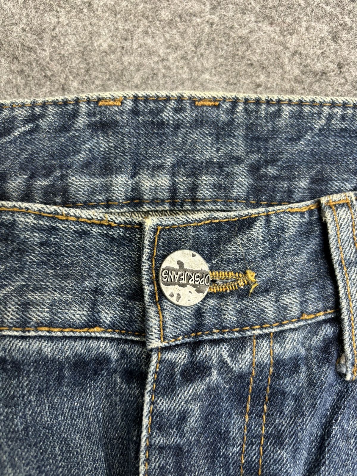Japanese Brand 💥Sick Fades💥improves Distressed Heavy Art Fades Denim F534 Size US 33 - 9 Thumbnail