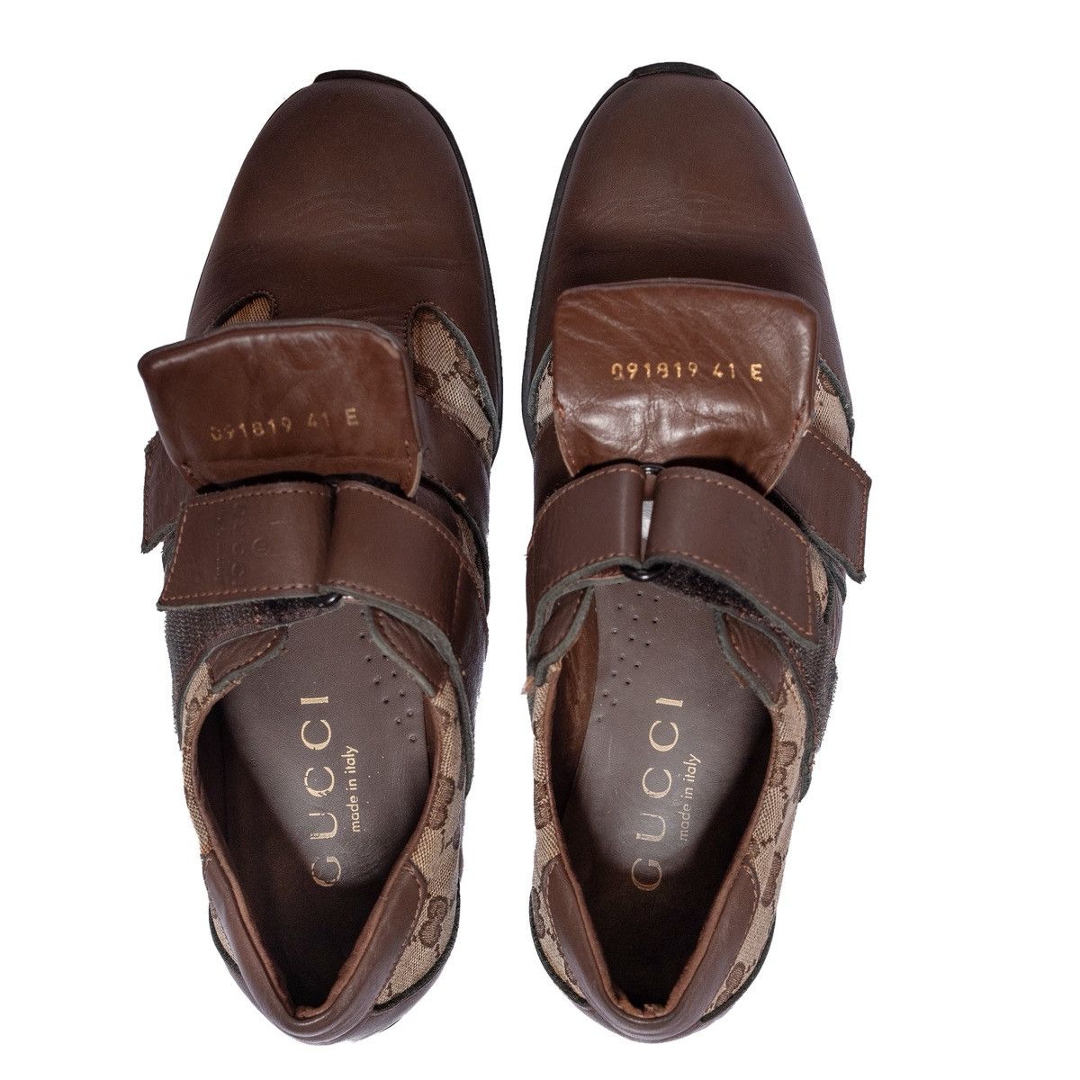 Gucci Gucci Monogram low Trainers Leather GG Sneakers Size US 8 / EU 41 - 3 Thumbnail