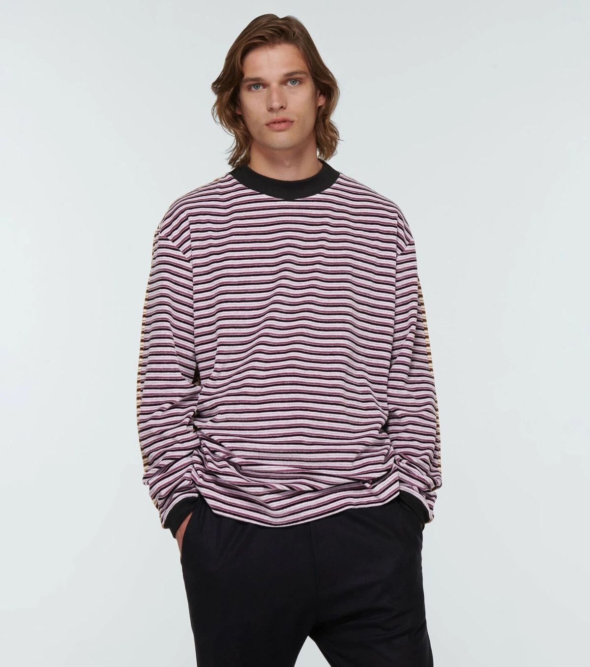 Marni o1y0225 Logo Crewneck T-Shirt in Multicolor Size US L / EU 52-54 / 3 - 2 Thumbnail