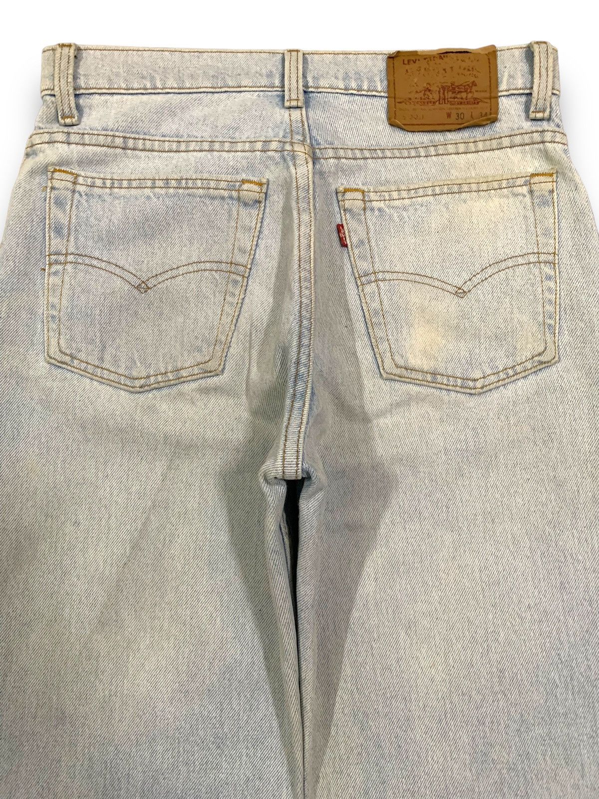Levi's Vintage 80s Levis 510 Rusty Mud Wash Distressed Grunge Jeans Size US 32 / EU 48 - 11 Thumbnail
