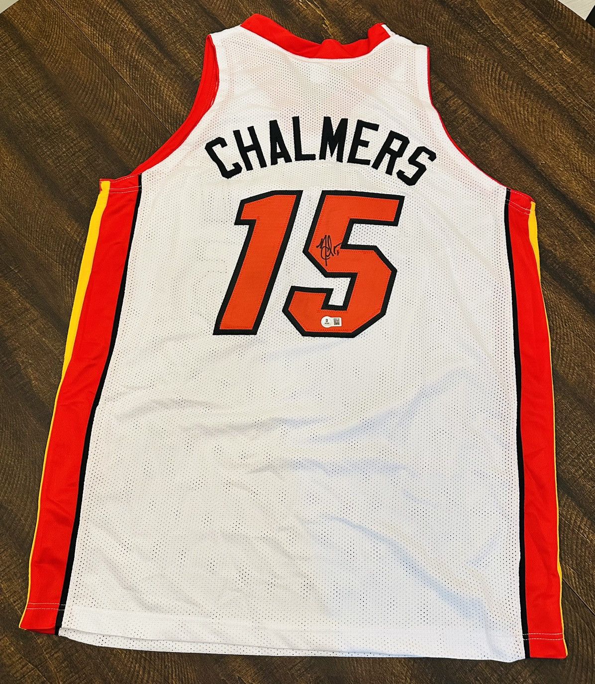 Other Mario Chalmers Autographed Jersey Beckett COA Miami Heat-XL Size US XL / EU 56 / 4 - 1 Thumbnail
