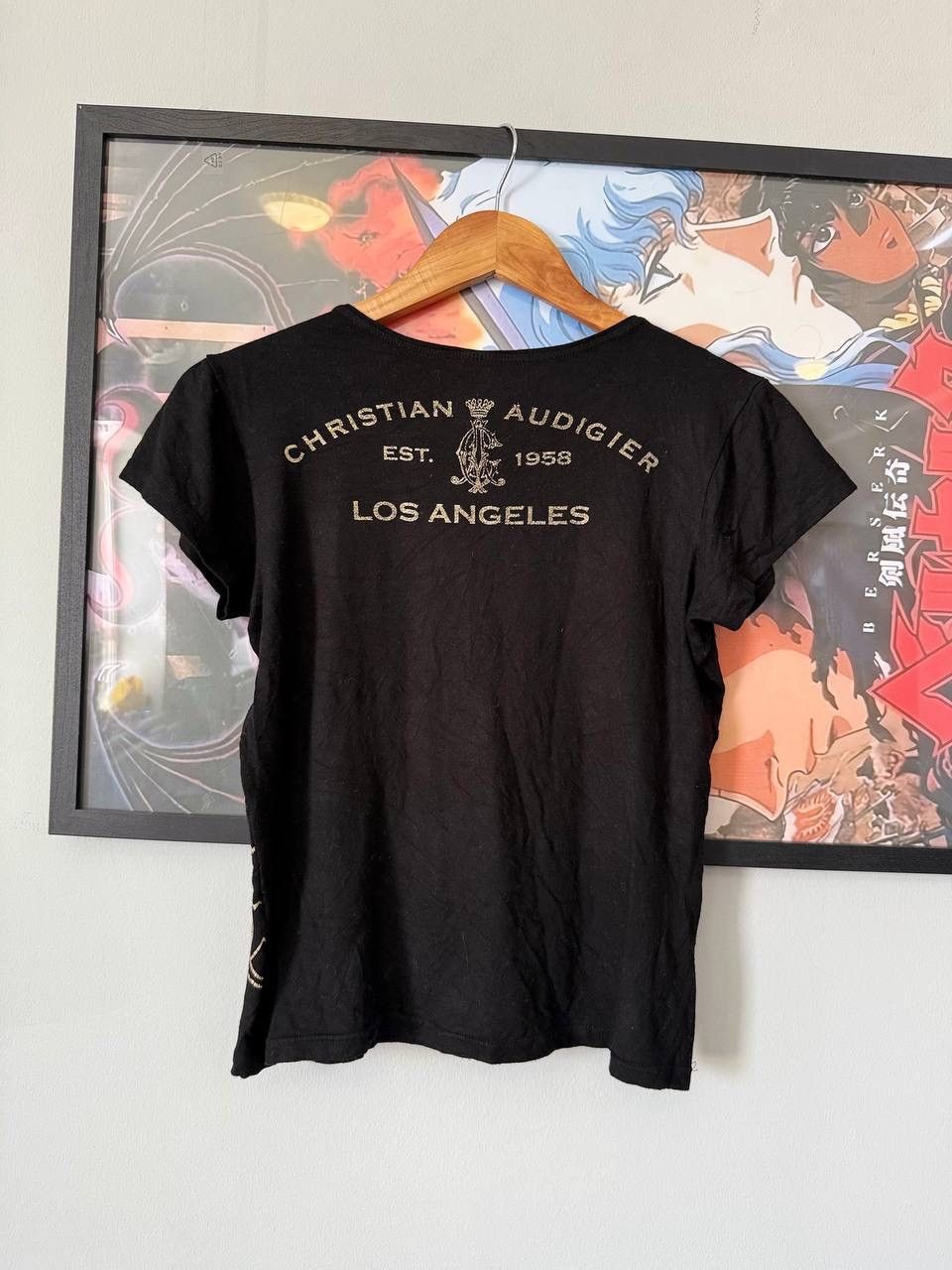 Ed Hardy Vintage Y2K Ed Hardy Faded Tee Swarovski Logo Love Kill 90s Size XL / US 12-14 / IT 48-50 - 10 Thumbnail