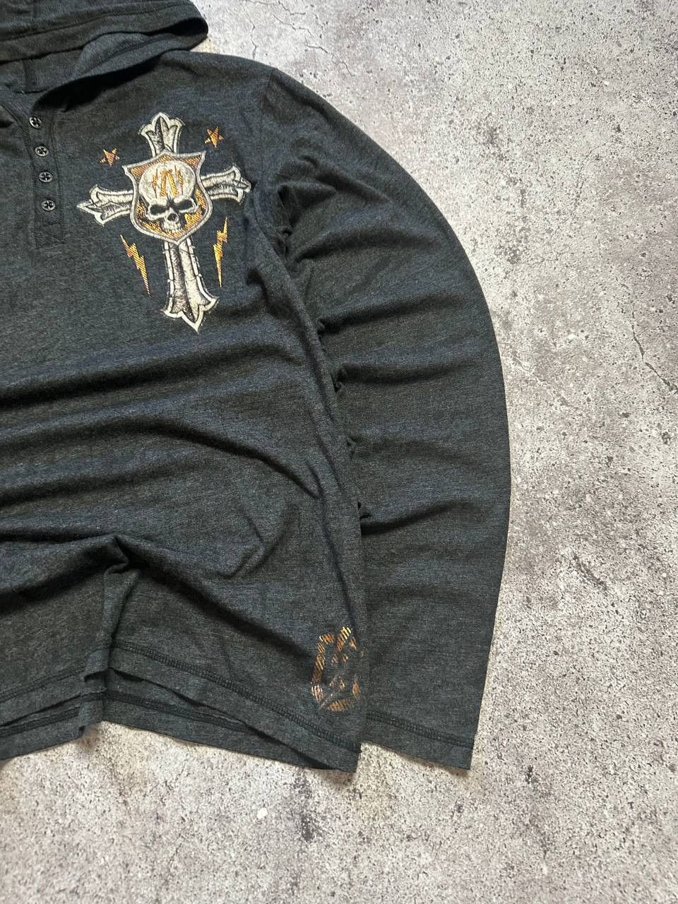 Affliction Crazy rare cyber y2k affliction longsleeve shirt Size US M / EU 48-50 / 2 - 3 Thumbnail