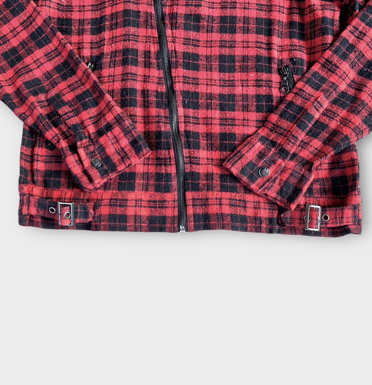 In The Attic In the attic Homme Plaid tartan punk zipper jacket Size M / US 6-8 / IT 42-44 - 7 Thumbnail