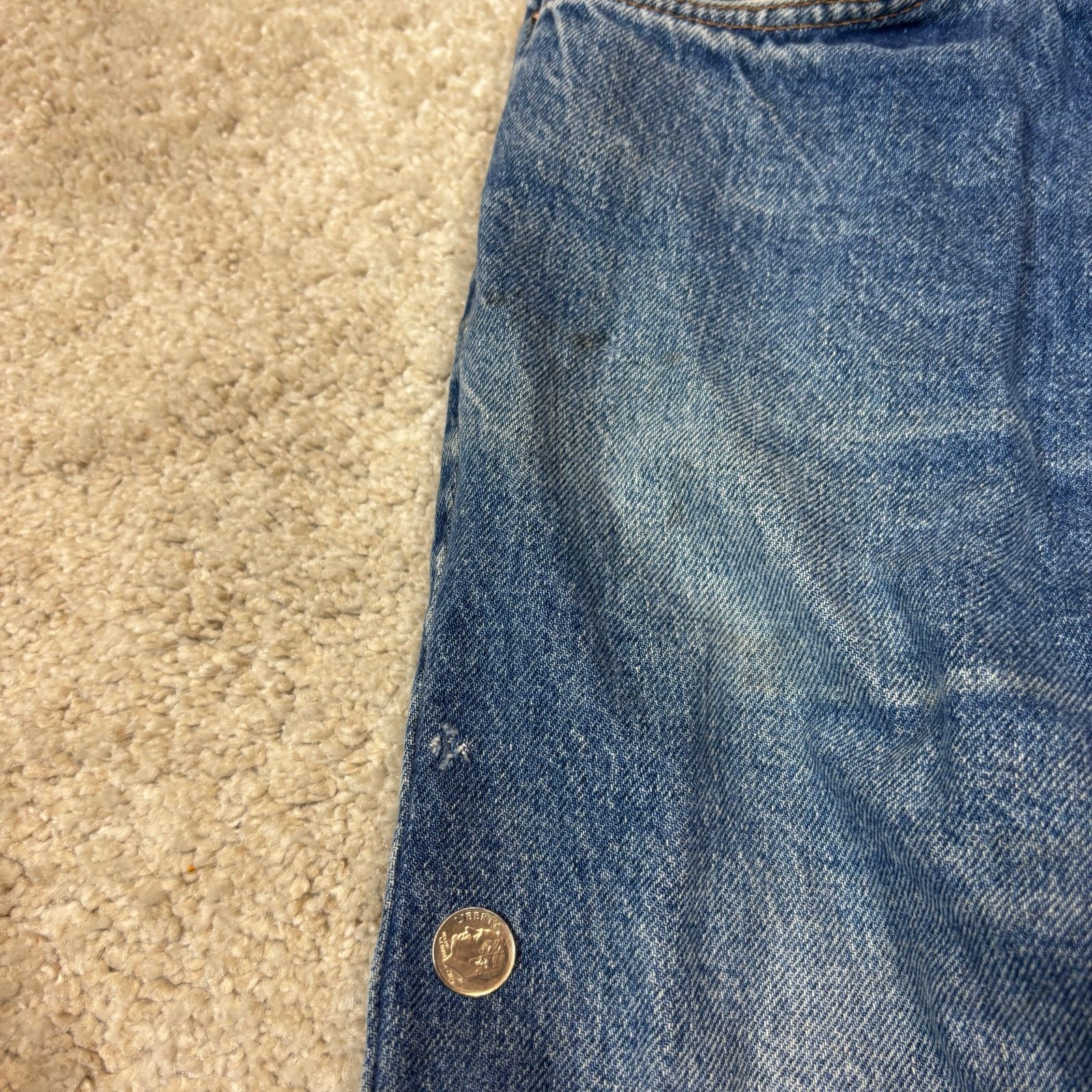 Levi's × Vintage VTG 80s Levi's 517 Orange Tab Boot Cut Jeans 38x32 (36x30) Size US 38 / EU 54 - 15 Thumbnail