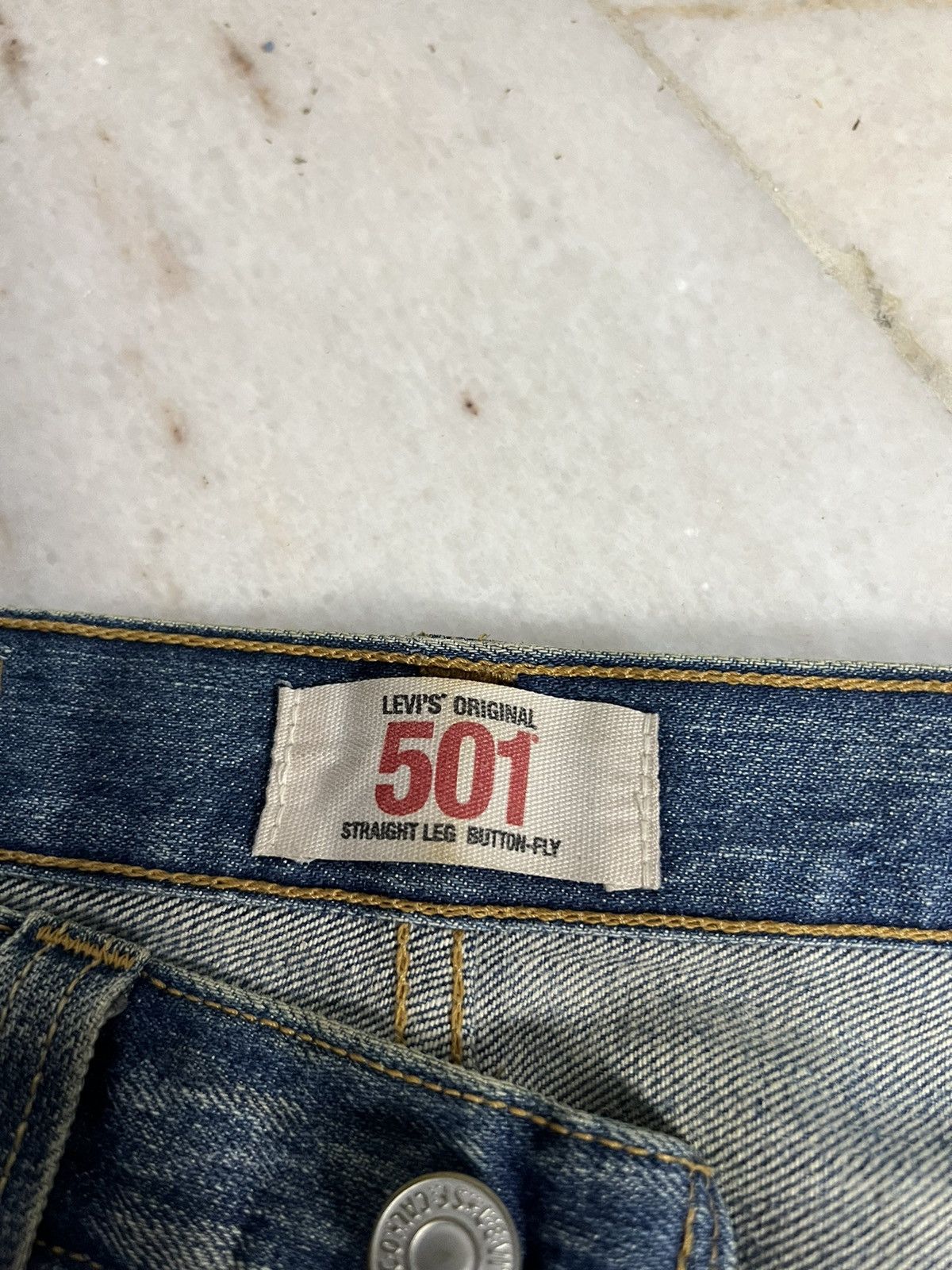 Levi's Vintage Levis 501 Distressed Jeans Size US 29 - 7 Thumbnail
