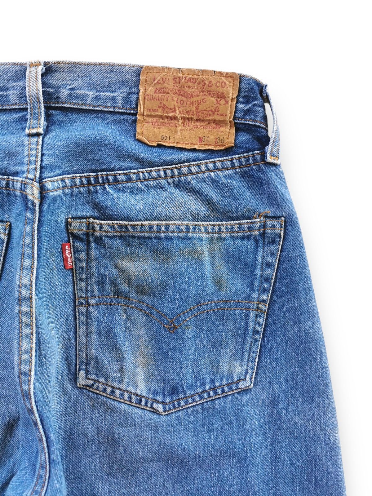 Levi's × Vintage Levis 501 Vintage Selvedge Usa w30” fit w28” Size US 28 / EU 44 - 7 Thumbnail