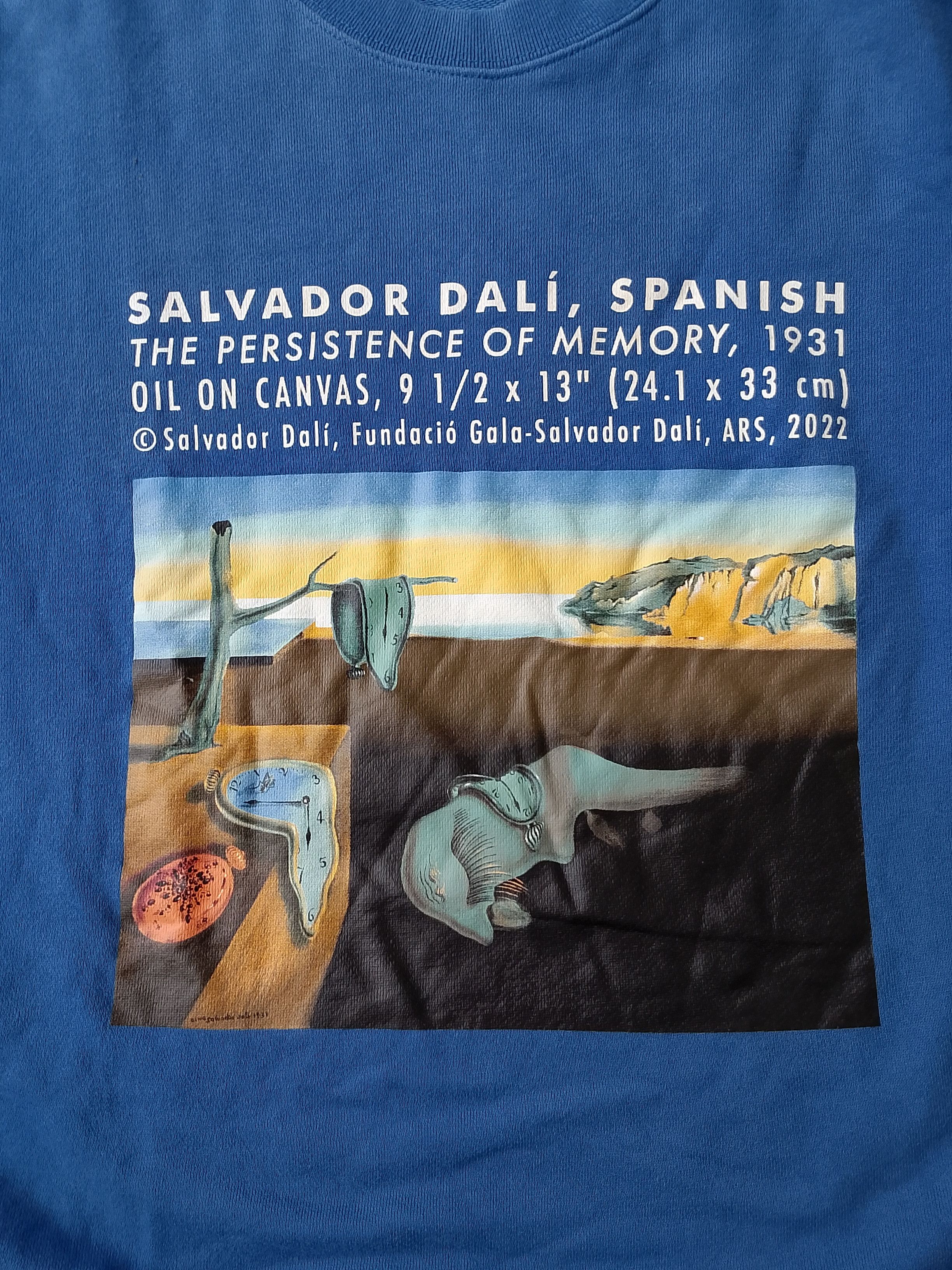 Uniqlo Rare UNIQLO x MoMA Salvador Dalí "Melting Clocks" Sweatshirt Size US XL / EU 56 / 4 - 5 Thumbnail